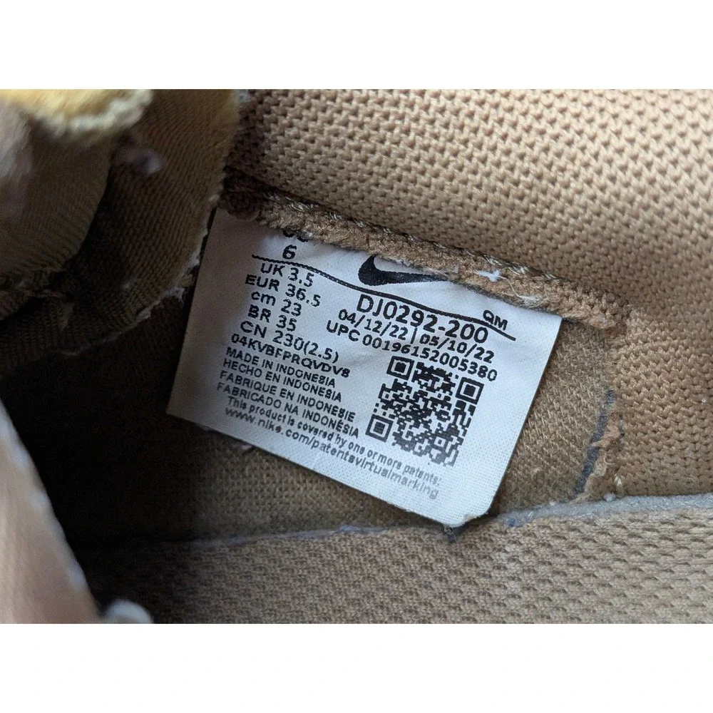 Nike Blazer Low Platform Size 6 Shoes Driftwood Tan Womens Sneakers DJ0292-200